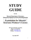 Missouri Producer Title Exam Study Guide 2025